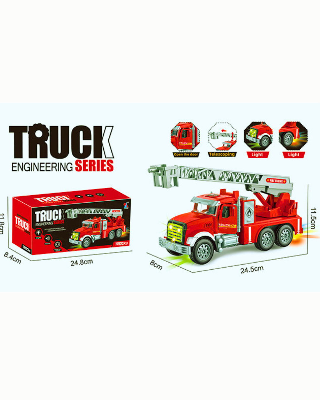 Svetleći vatrogasni kamion