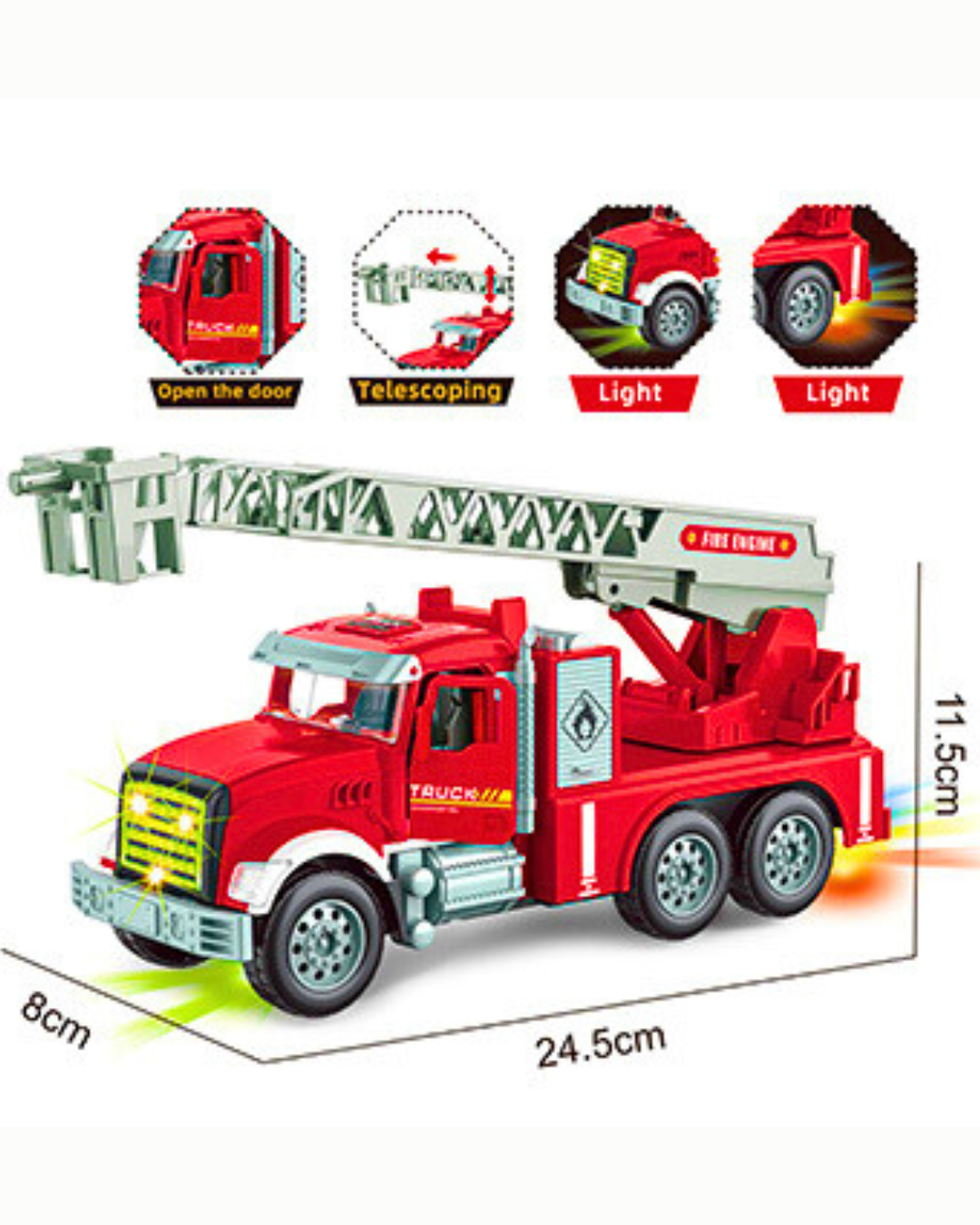 Svetleći vatrogasni kamion